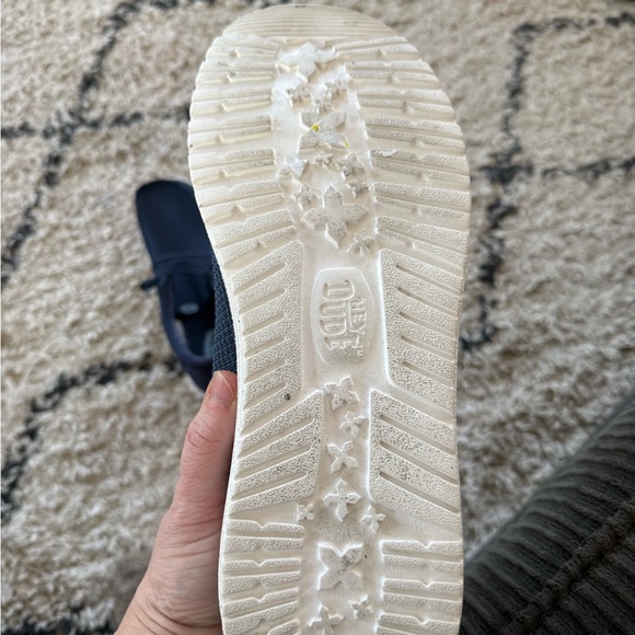 Hey Dude Men's Dark Blue Loafers - Picture 3 of 4